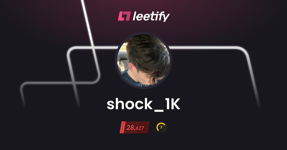 shock_1K - CS2 Stats and Player Profile - Leetify
