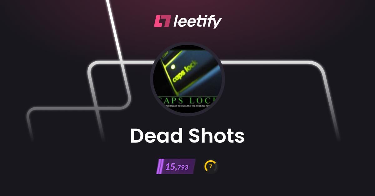 Dead Shots - CS2 Stats and Player Profile - Leetify