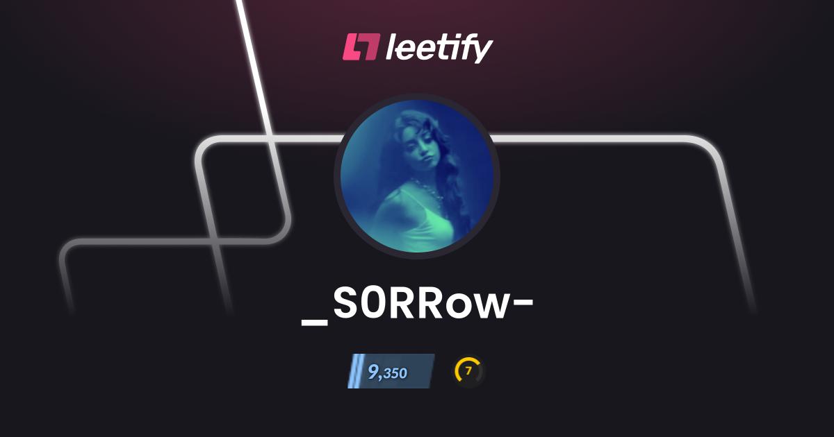 _S0RRow- - CS2 Stats and Player Profile - Leetify