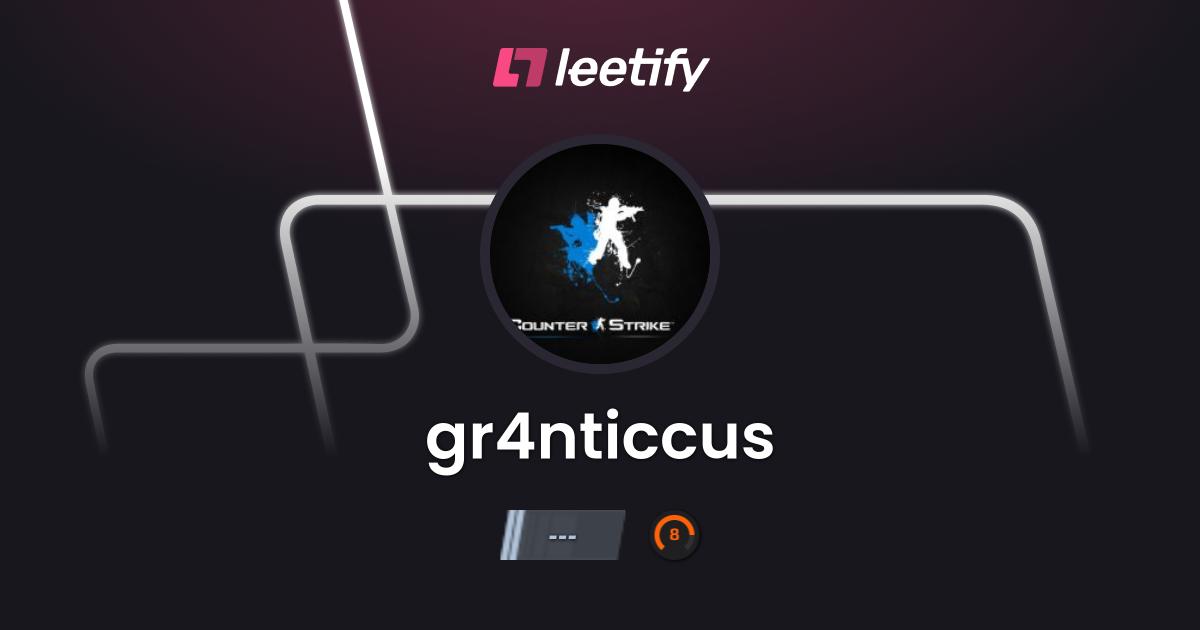 gr4nticcus - CS2 Stats and Player Profile - Leetify