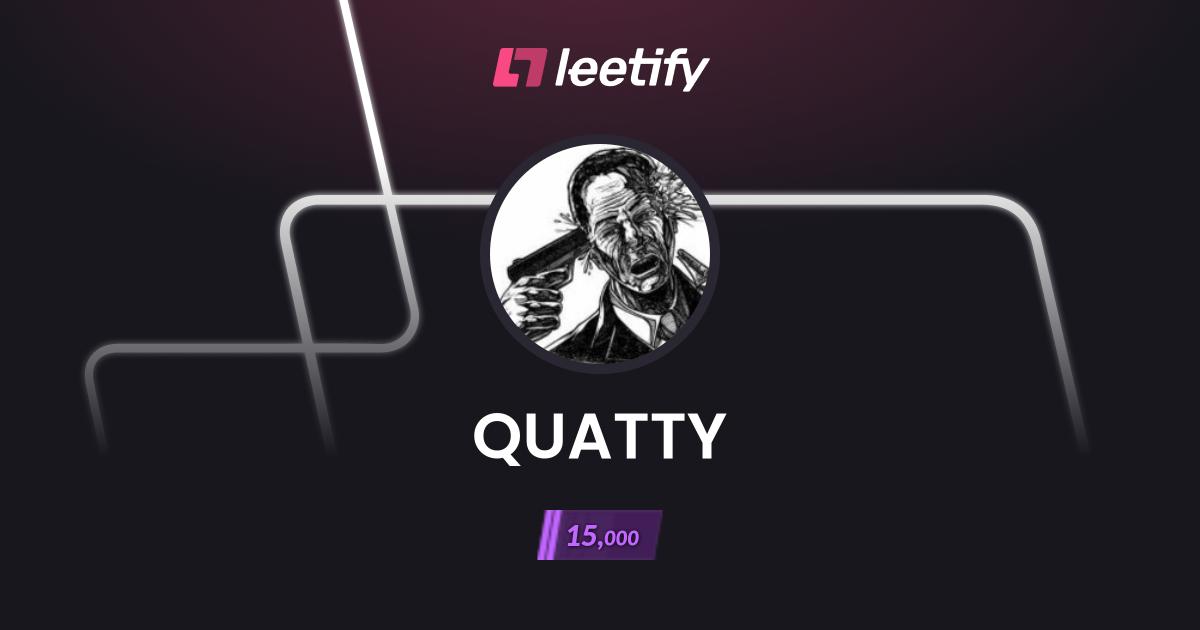 QUATTY - CS2 Stats and Player Profile - Leetify