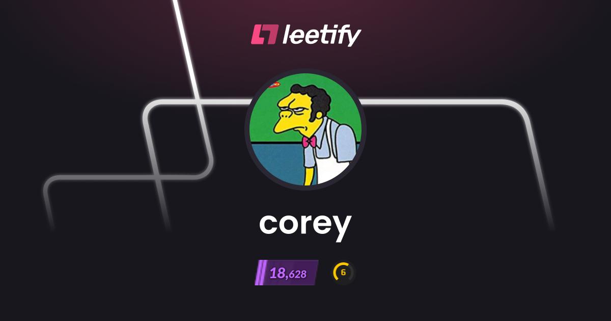 corey - CS2 Stats and Player Profile - Leetify