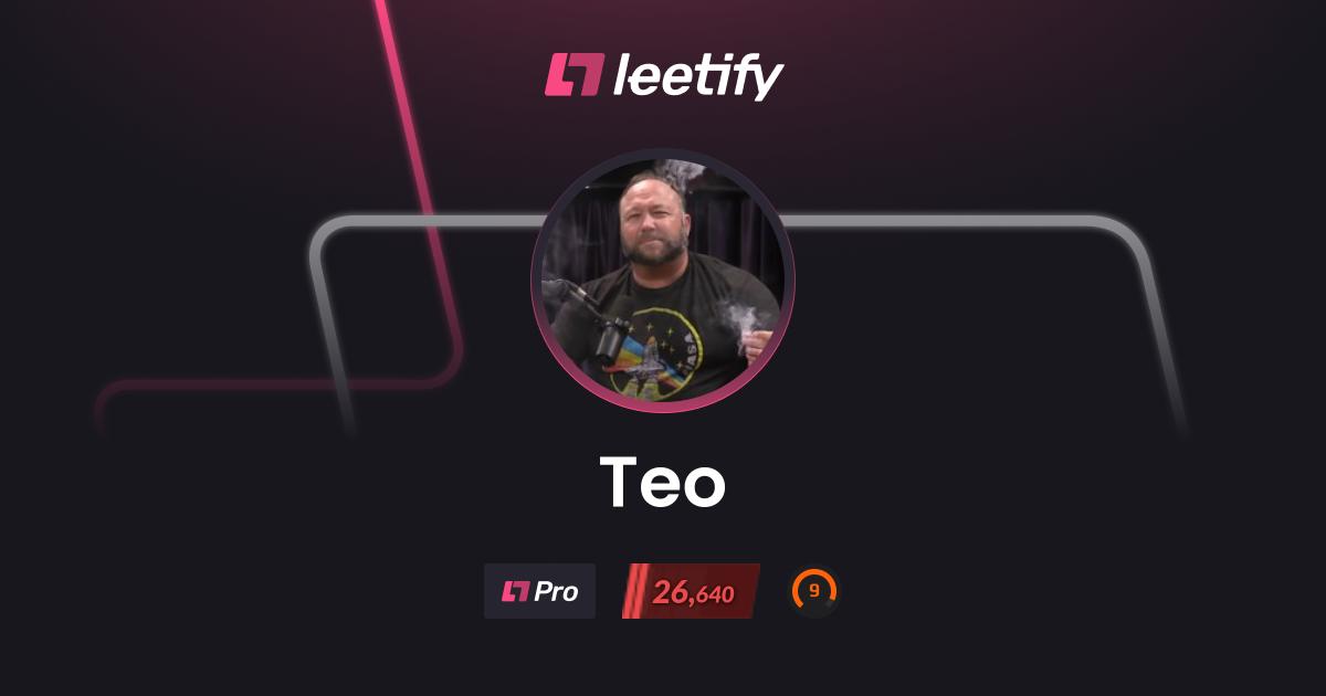 Teo – CS2 Stats and Player Profile – Leetify
