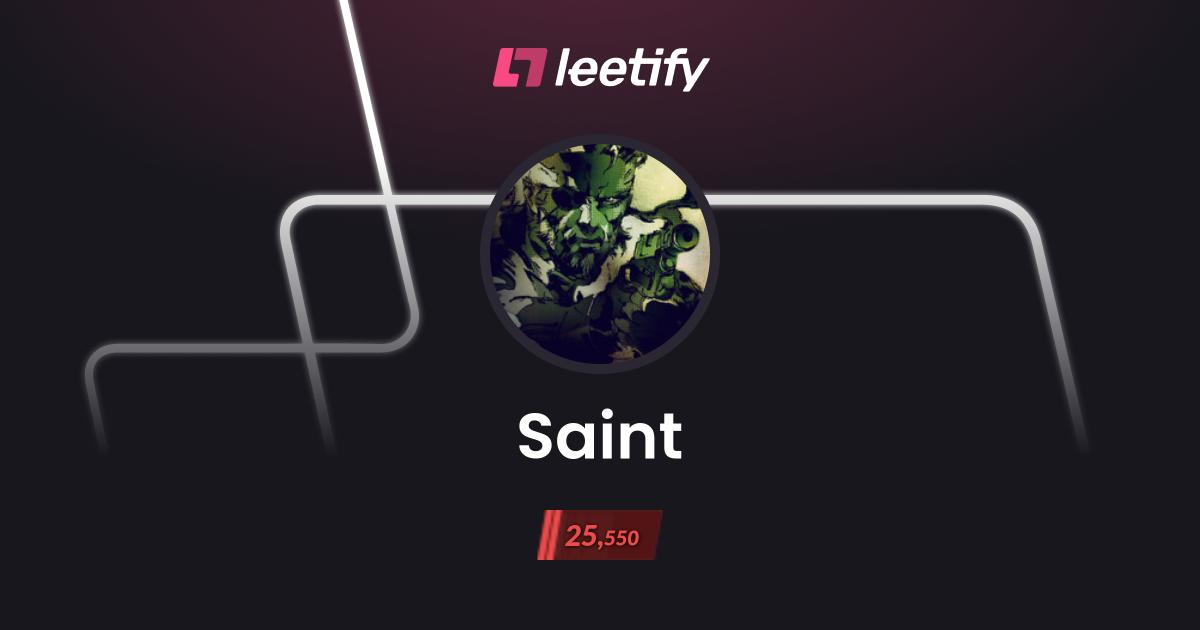 Saint - CS2 Stats and Player Profile - Leetify