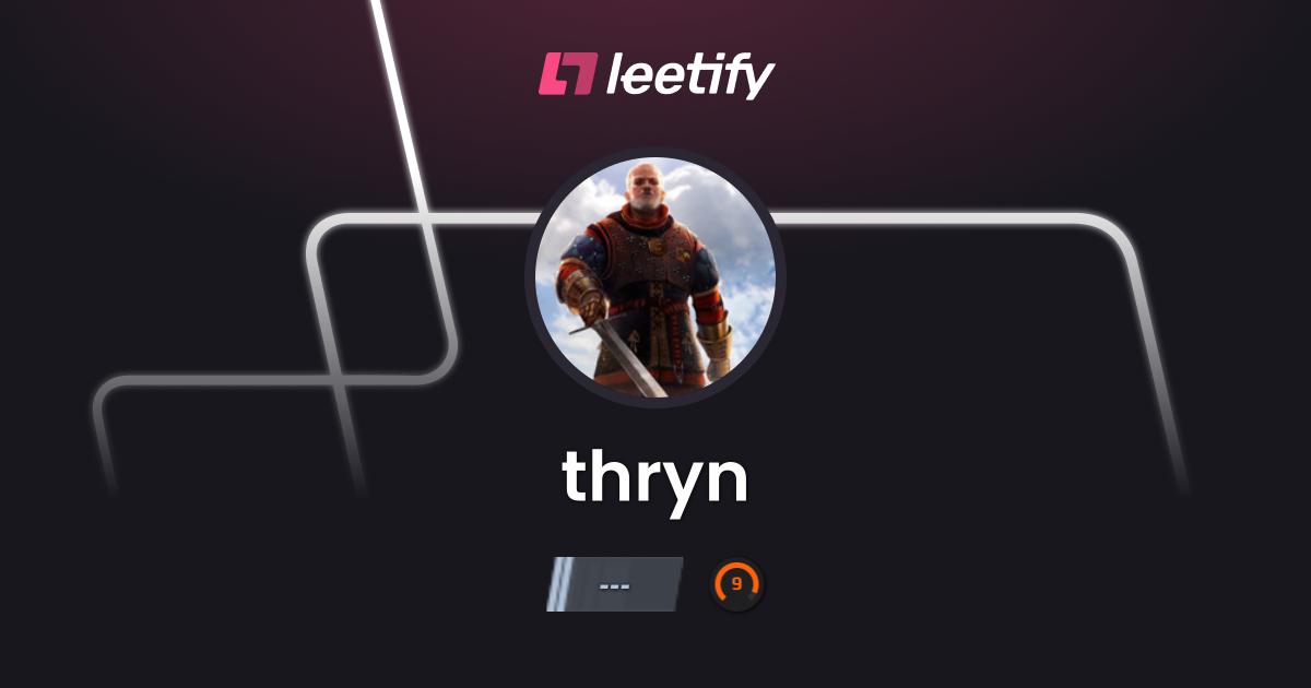 thryn - CS2 Stats and Player Profile - Leetify