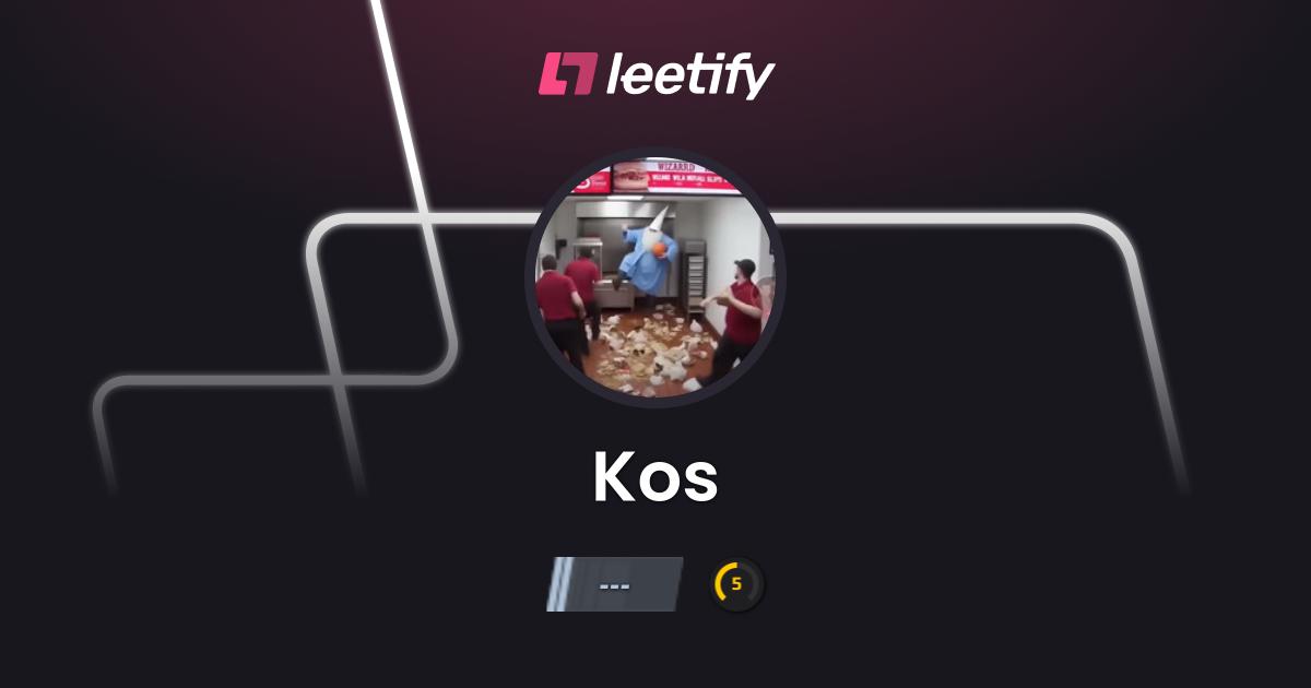 Kos - CS2 Stats and Player Profile - Leetify
