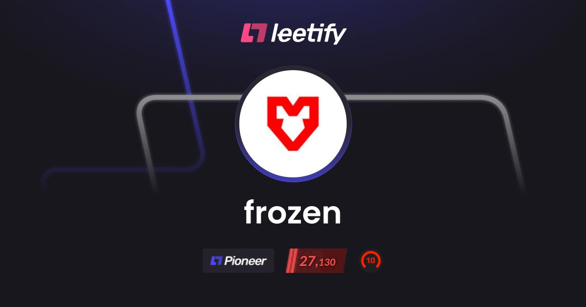 frozen - CS2 Stats and Player Profile - Leetify