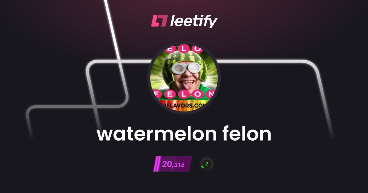 watermelon felon - CS2 Stats and Player Profile - Leetify