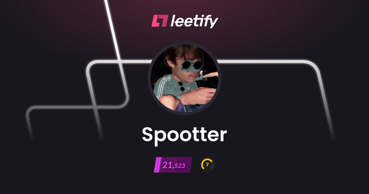 Spootter - CS2 Stats and Player Profile - Leetify