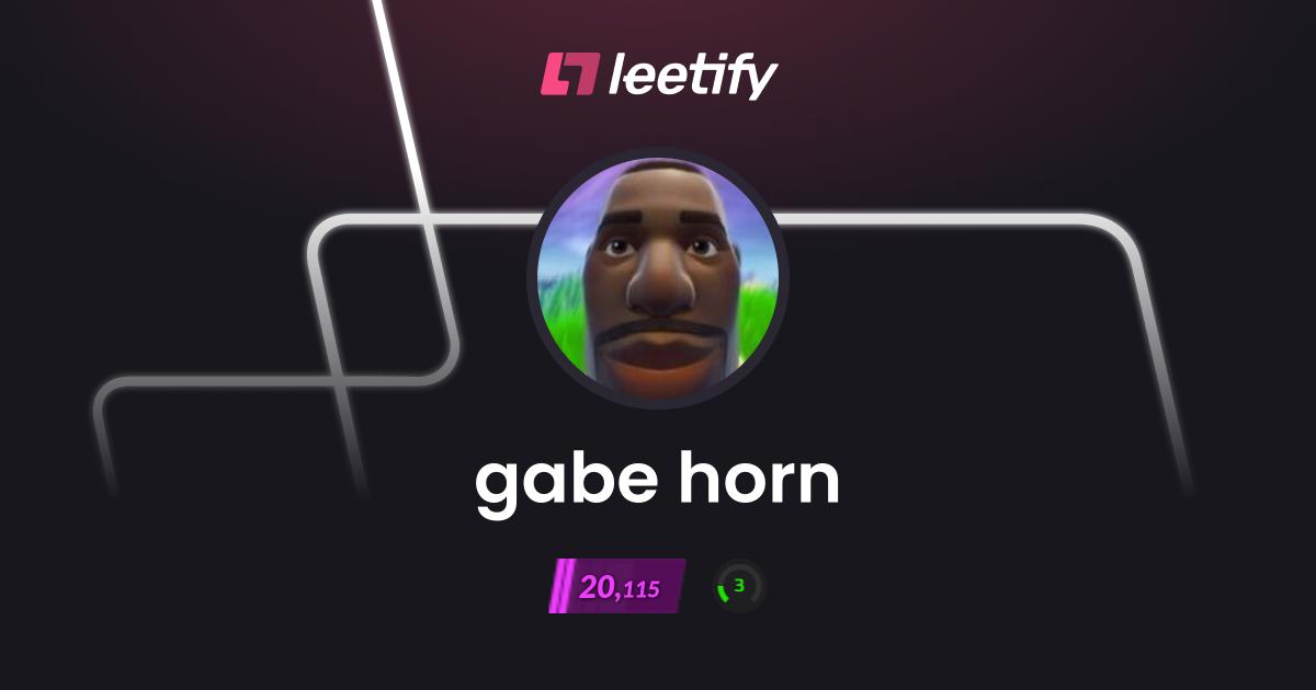 gabe horn - CS2 Stats and Player Profile - Leetify