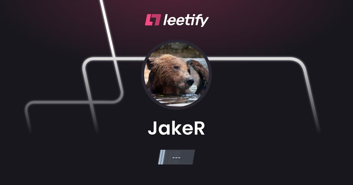 JakeR - CS2 Stats and Player Profile - Leetify