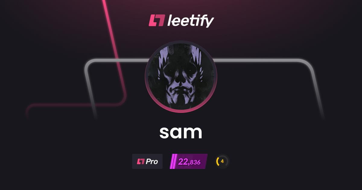 sam - CS2 Stats and Player Profile - Leetify