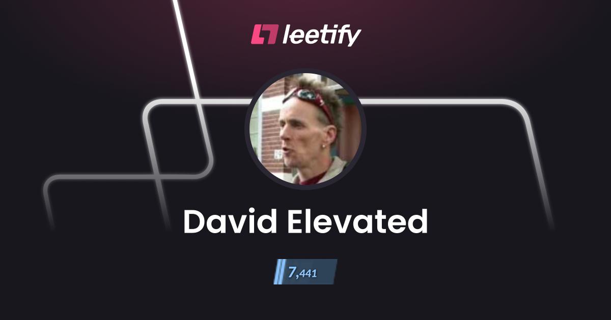 David Elevated - CS2 Stats and Player Profile - Leetify