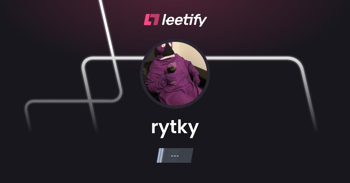 rytky - CS2 Stats and Player Profile - Leetify