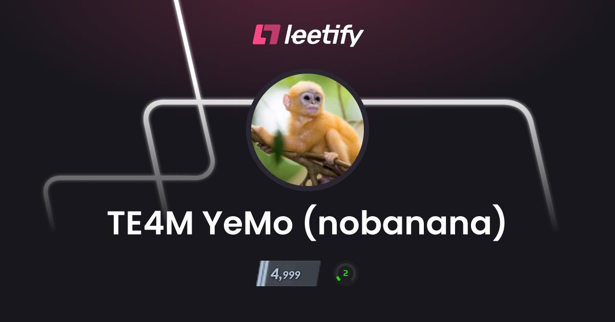 TE4M YeMo (nobanana) - CS2 Stats and Player Profile - Leetify