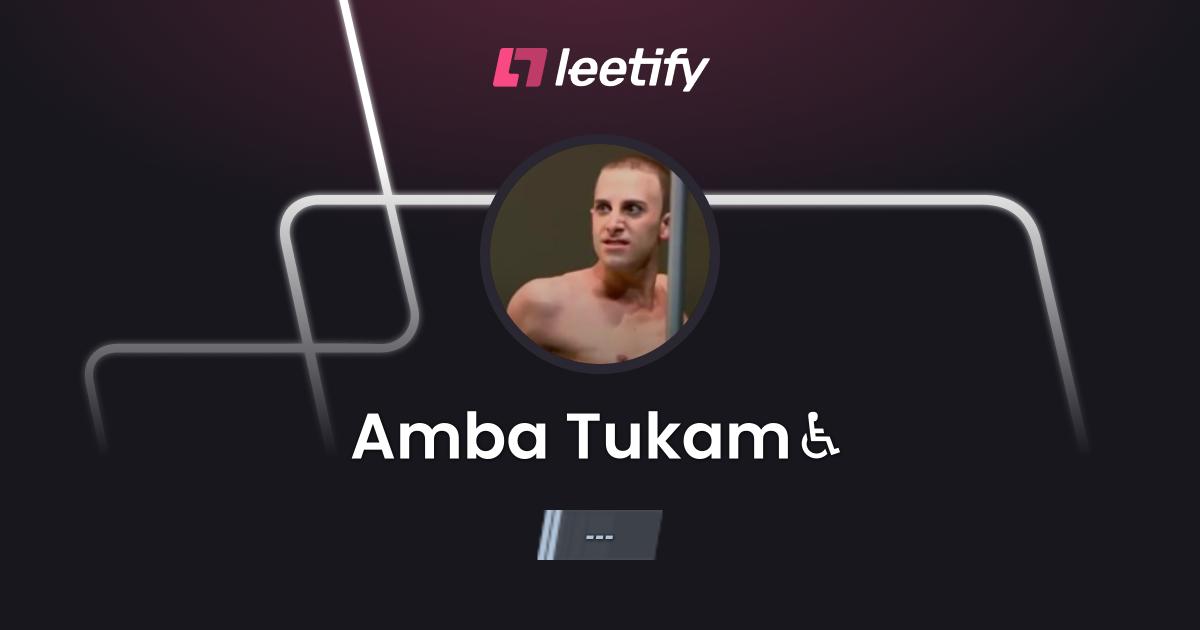 Amba Tukam♿ - CS2 Stats and Player Profile - Leetify