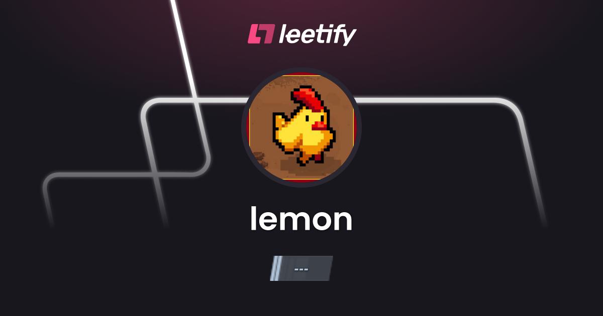 lemon - CS2 Stats and Player Profile - Leetify