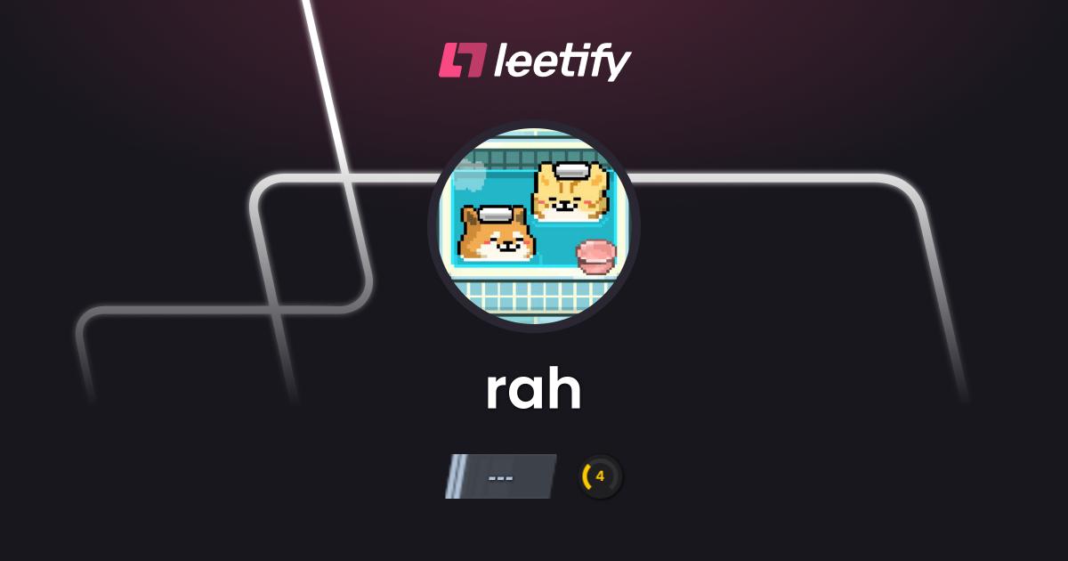 rah – CS2 Stats and Player Profile – Leetify