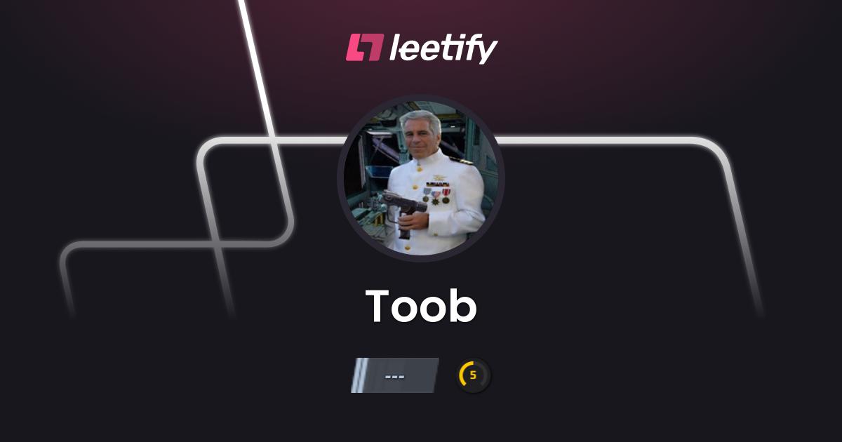 Toob - CS2 Stats and Player Profile - Leetify