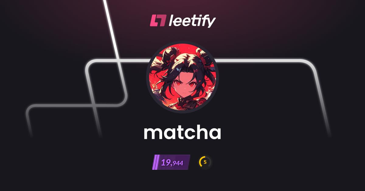 matcha - CS2 Stats and Player Profile - Leetify