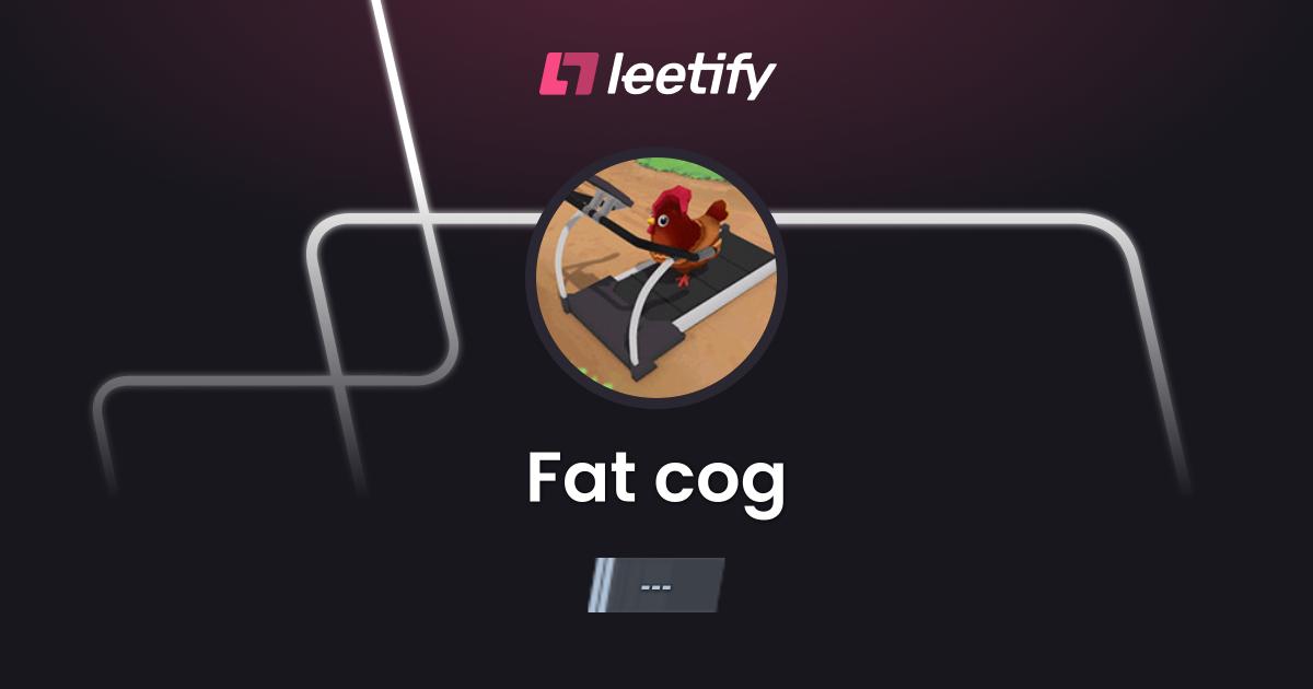 Fat cog - CS2 Stats and Player Profile - Leetify