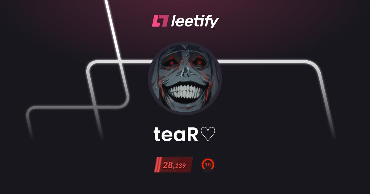teaR♡ - CS2 Stats and Player Profile - Leetify