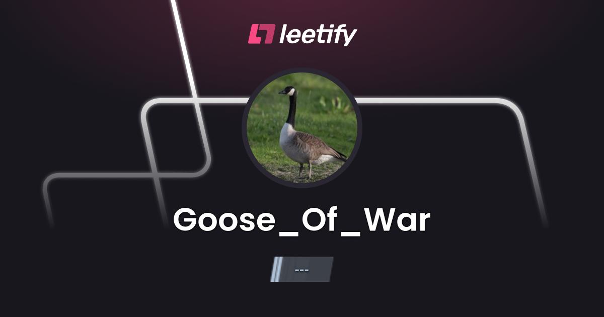 Goose_Of_War - CS2 Stats and Player Profile - Leetify