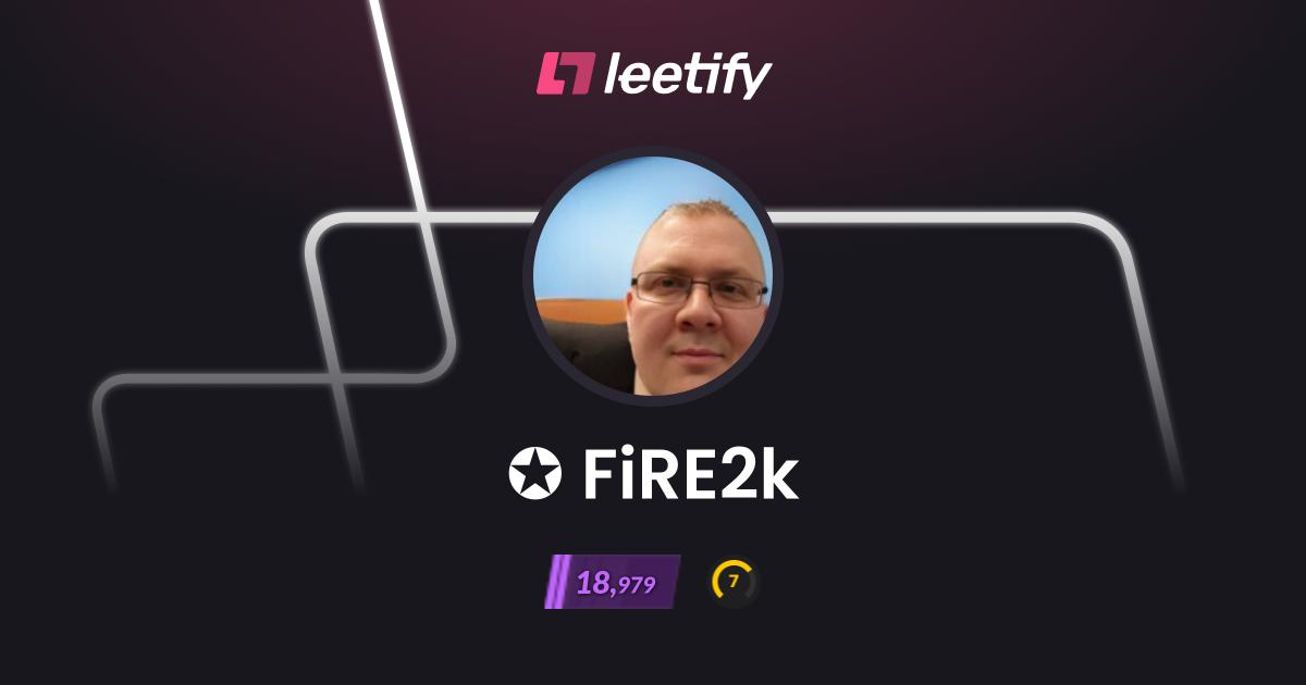 FiRE2k - CS2 Stats and Player Profile - Leetify