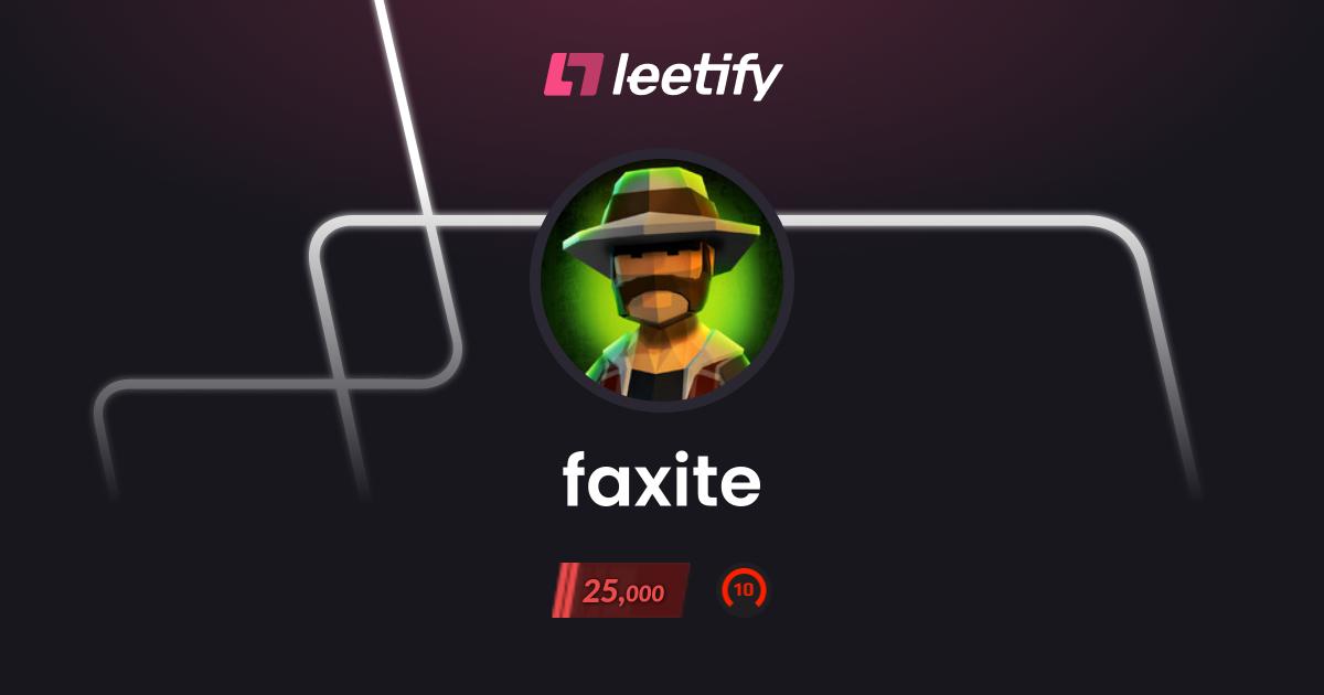 faxite - CS2 Stats and Player Profile - Leetify