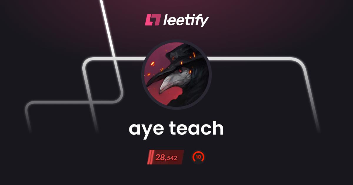 aye teach - CS2 Stats and Player Profile - Leetify