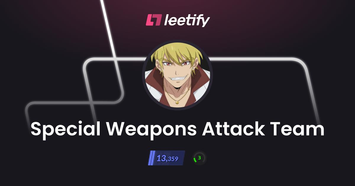 Special Weapons Attack Team – CS2 Stats and Player Profile – Leetify