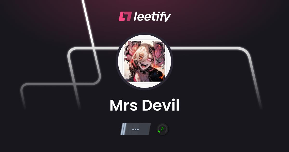 Mrs Devil - CS2 Stats and Player Profile - Leetify