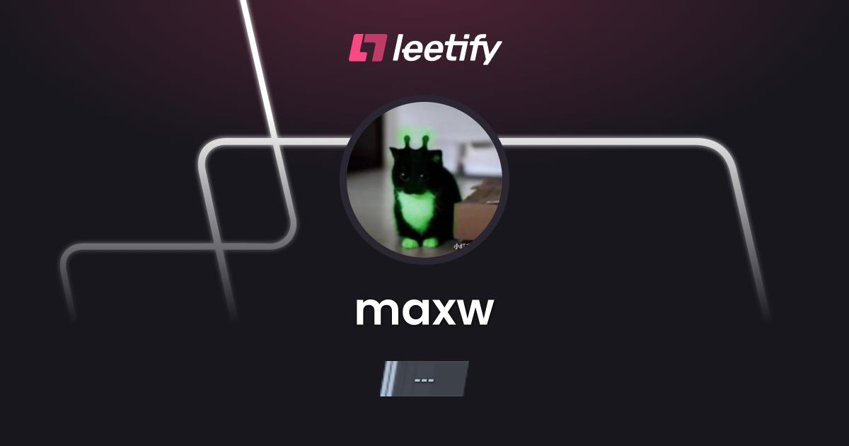 maxw - CS2 Stats and Player Profile - Leetify