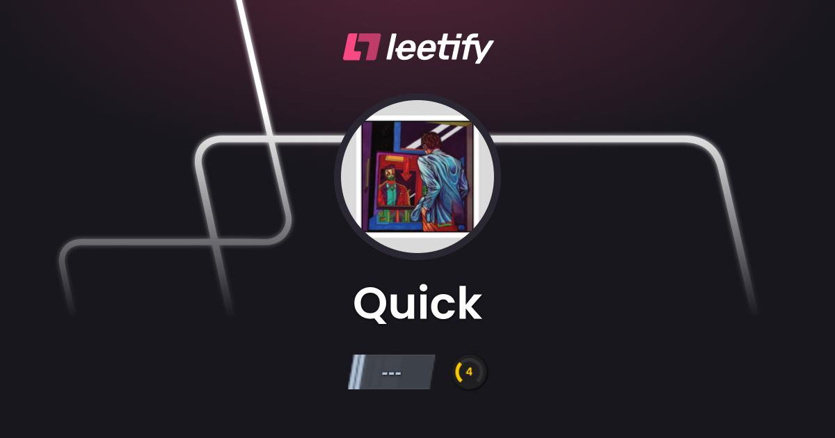 Quick - CS2 Stats and Player Profile - Leetify