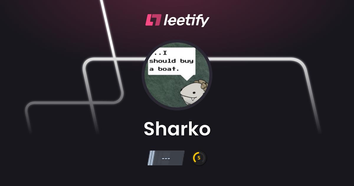 Sharko – CS2 Stats and Player Profile – Leetify