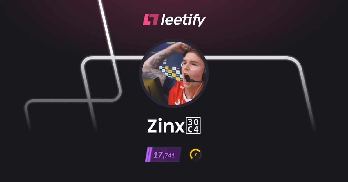Zinxツ - CS2 Stats and Player Profile - Leetify