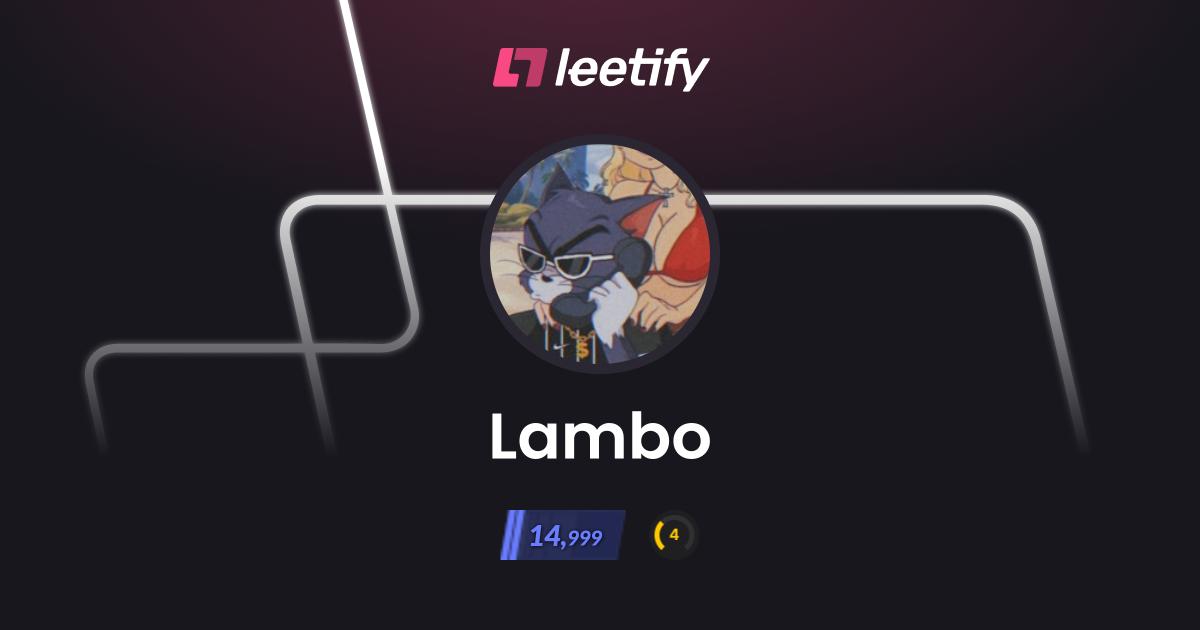 Lambo - CS2 Stats and Player Profile - Leetify