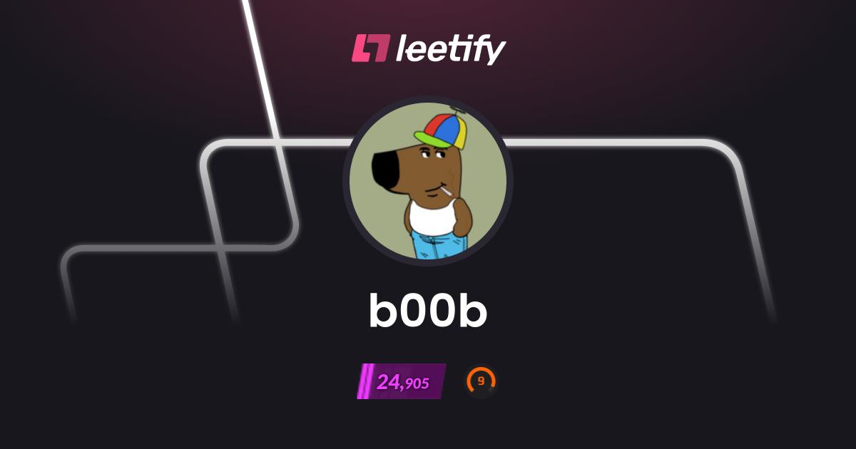 b00b - CS2 Stats and Player Profile - Leetify