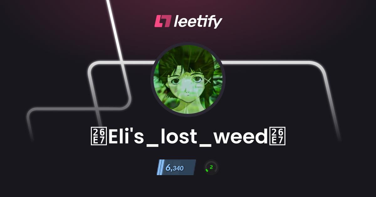 ⛧Eli's_lost_weed⛧ - CS2 Stats and Player Profile - Leetify