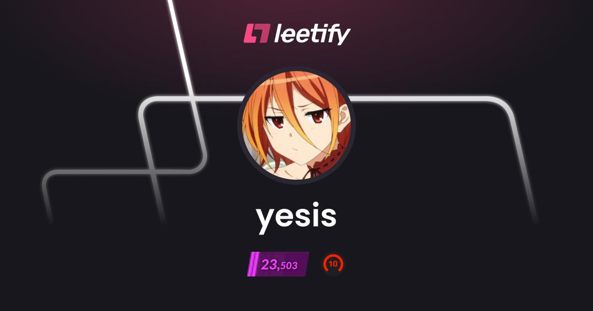 yesis - CS2 Stats and Player Profile - Leetify