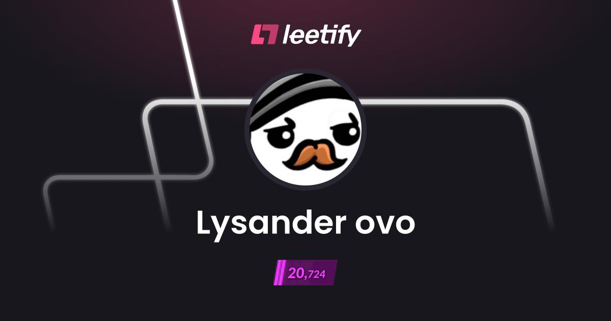 Lysander ovo - CS2 Stats and Player Profile - Leetify