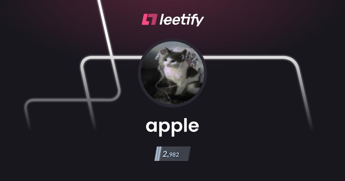 apple - CS2 Stats and Player Profile - Leetify