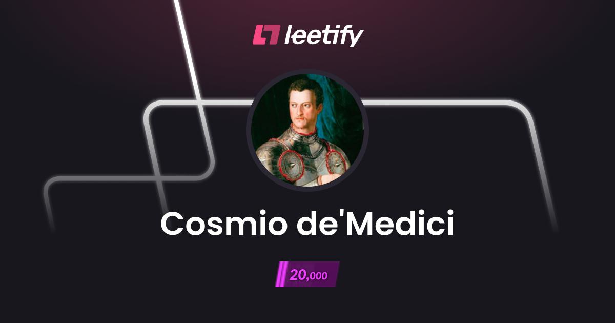 Cosmio de'Medici - CS2 Stats and Player Profile - Leetify