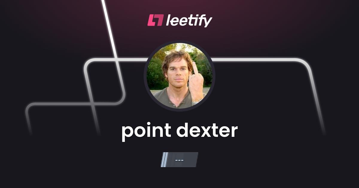 point dexter - CS2 Stats and Player Profile - Leetify