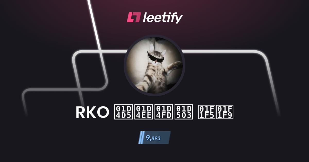 RKO 𝓕𝓮𝓽𝔃 🇵🇹 - CS2 Stats and Player Profile - Leetify