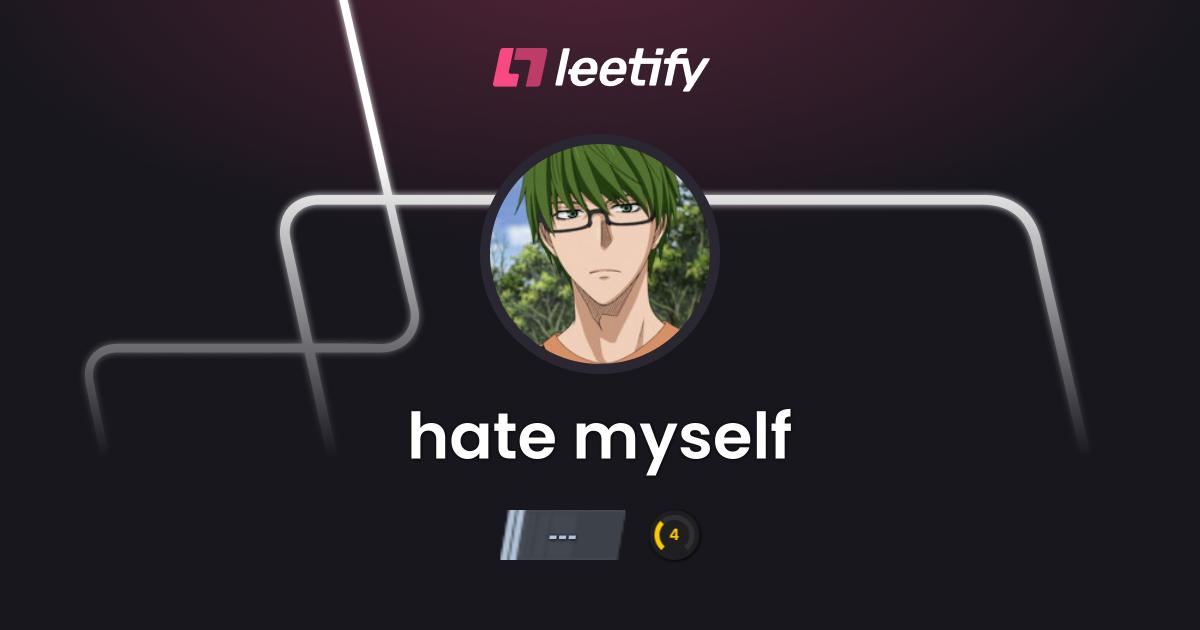 hate myself - CS2 Stats and Player Profile - Leetify