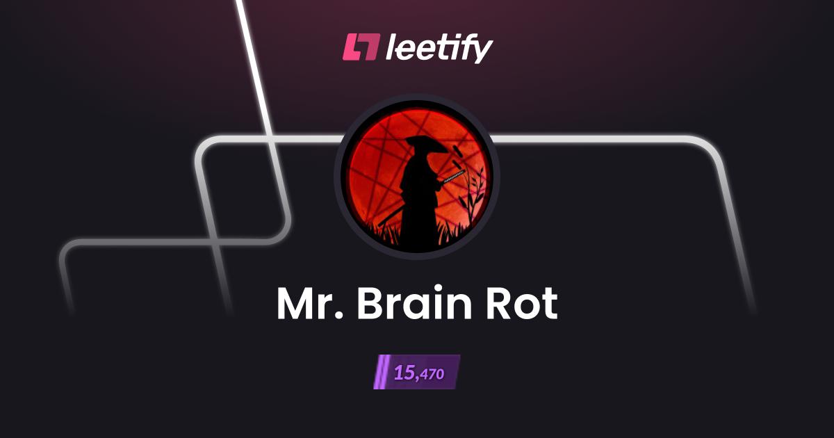 Mr. Brain Rot - CS2 Stats and Player Profile - Leetify