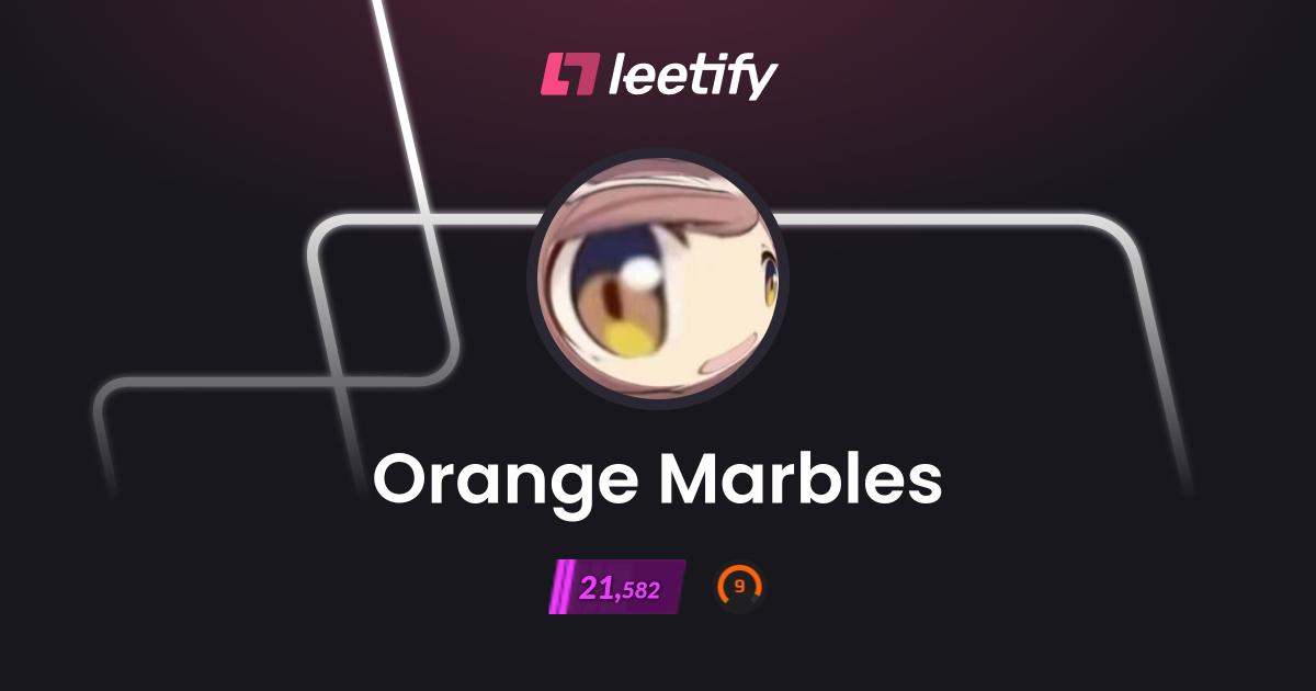 Orange Marbles - CS2 Stats and Player Profile - Leetify