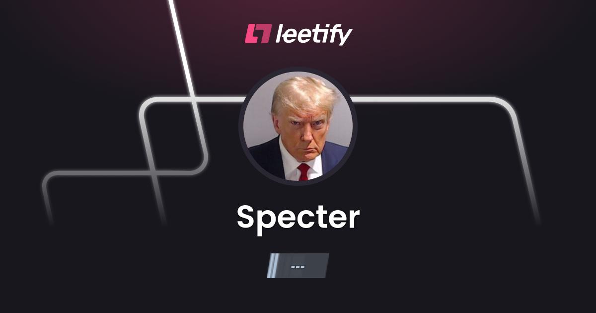 Specter - CS2 Stats and Player Profile - Leetify