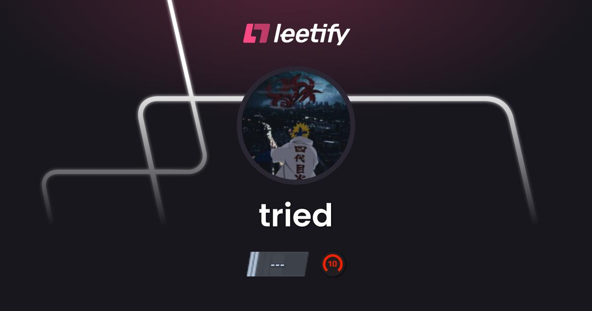 tried - CS2 Stats and Player Profile - Leetify